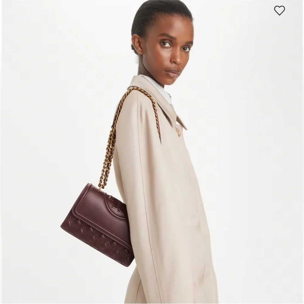 NEW TORY BURCH SMALL FLEMING CONVERTIBLE SHOULDER BAG